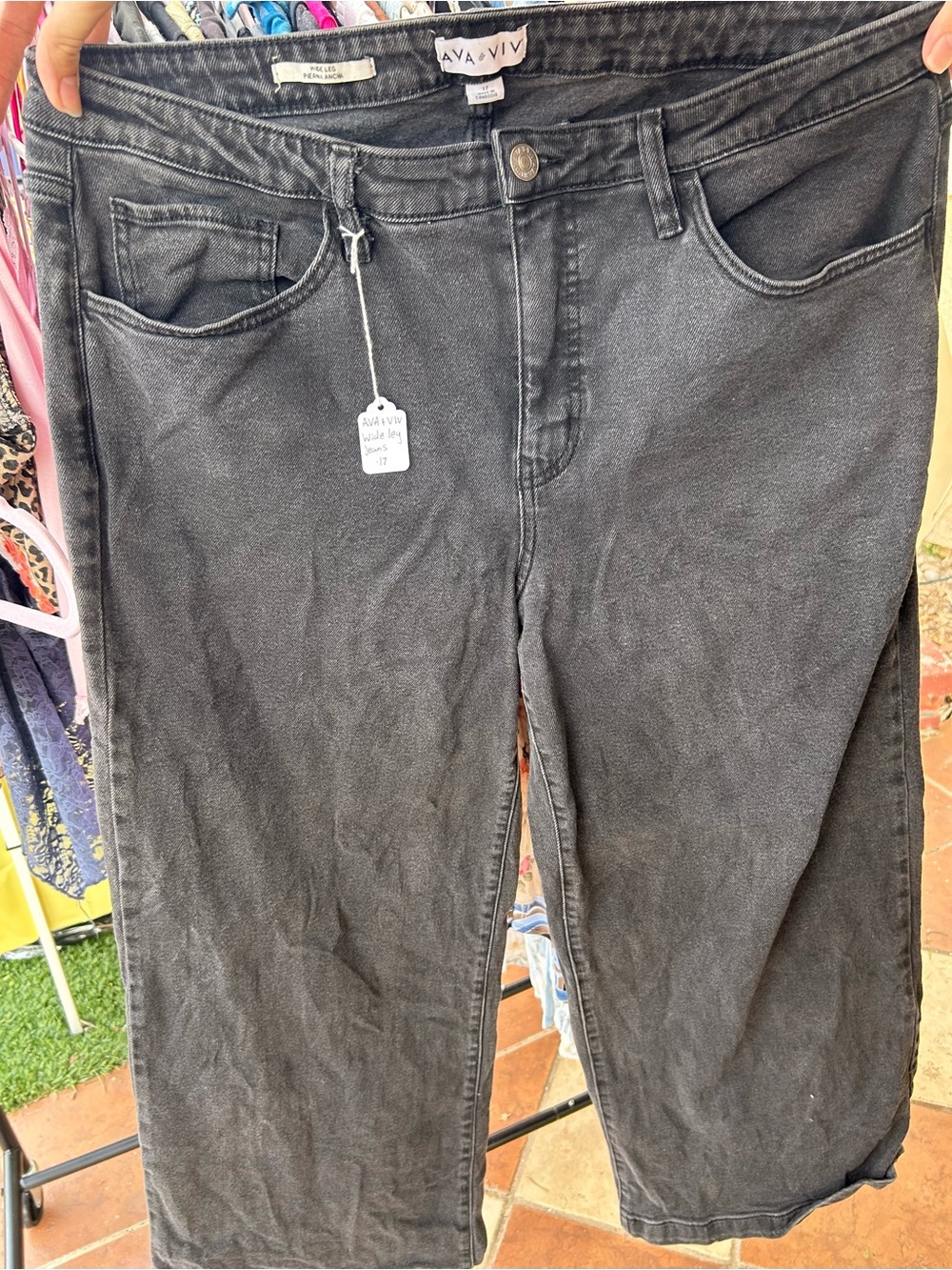 AVA & VIV dark wash jeans